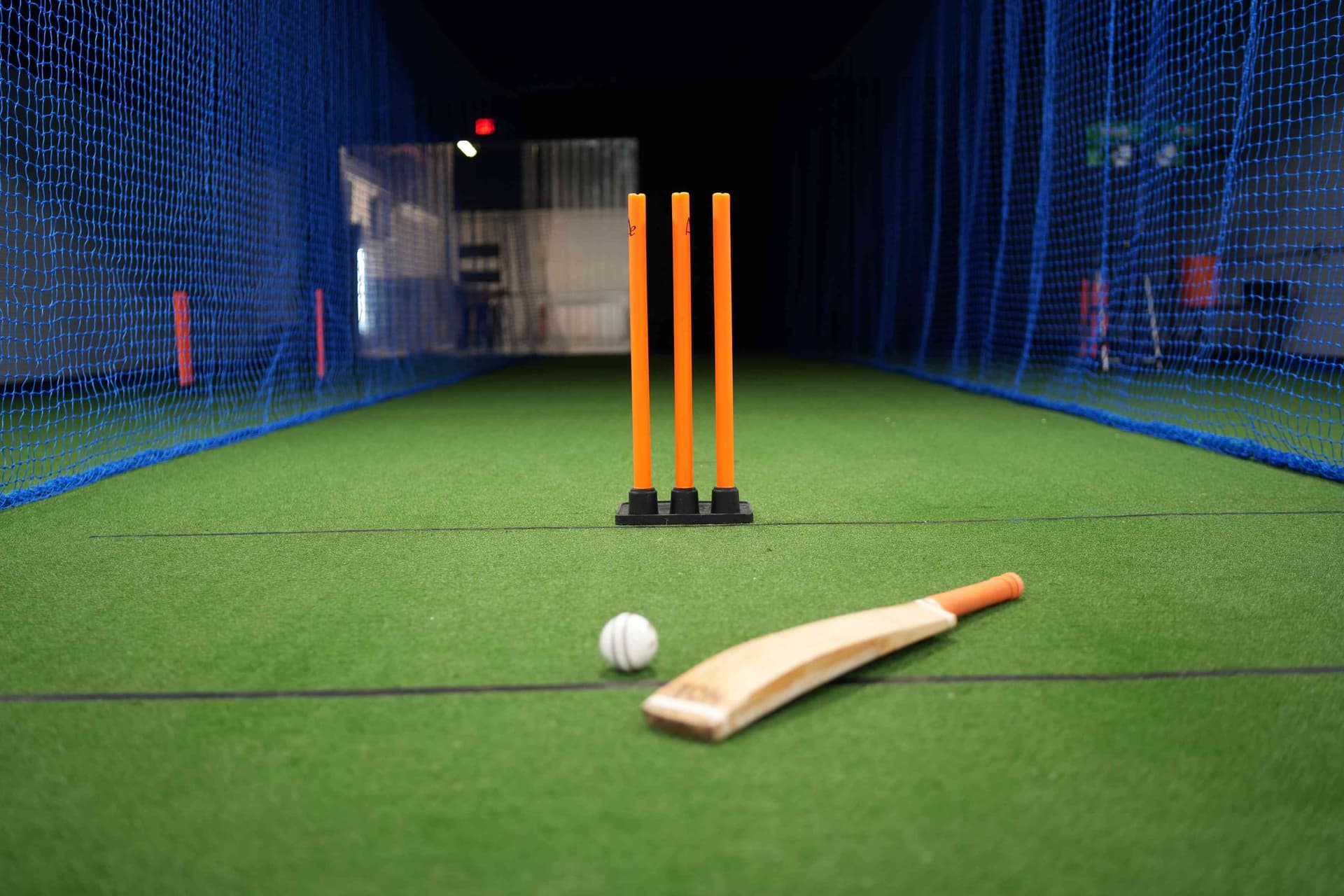 Aerial view of Batcave sports arena